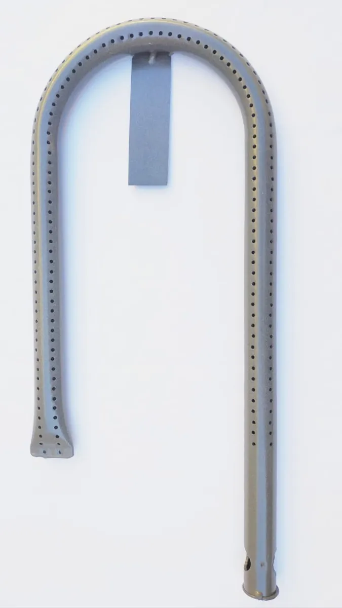 Queimador Tubular Gás Em U Para Chapas Lanche Prensas 2furos