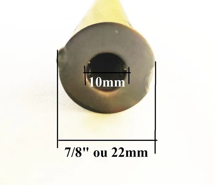 Tubo Queimador Gás Forno Lastro Reto Flauta 40cm