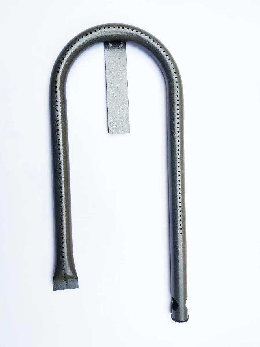 Queimador Tubular Direito Gás Em U Para Chapas Lanche Prensas 1furo
