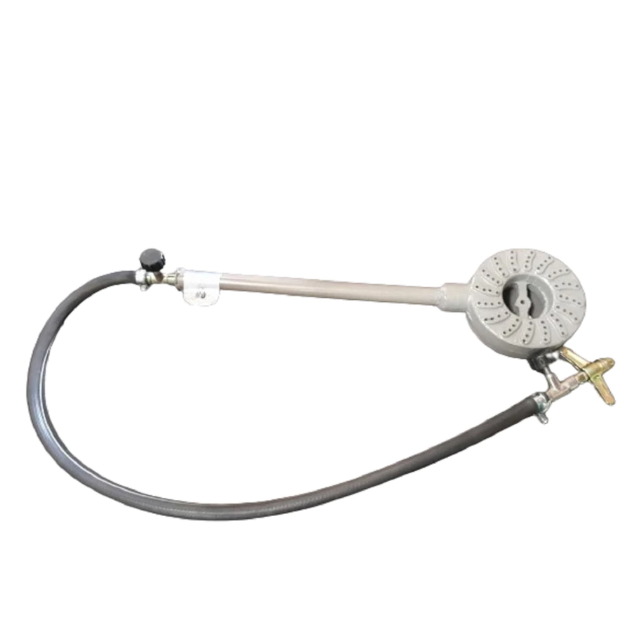 Queimador Alta Pressão Ferro Fundido 11 Cm Completo Registro