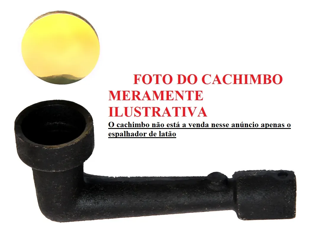 Espalhador Latão Cachimbo Dako Ind Couraçado E Speed Fire