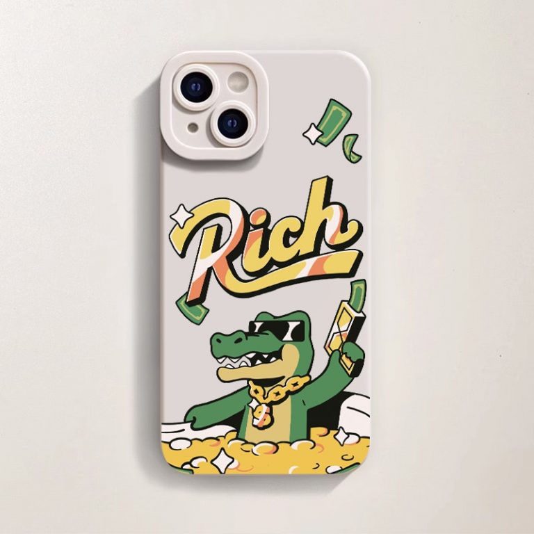 Rich Croco Silicone Case