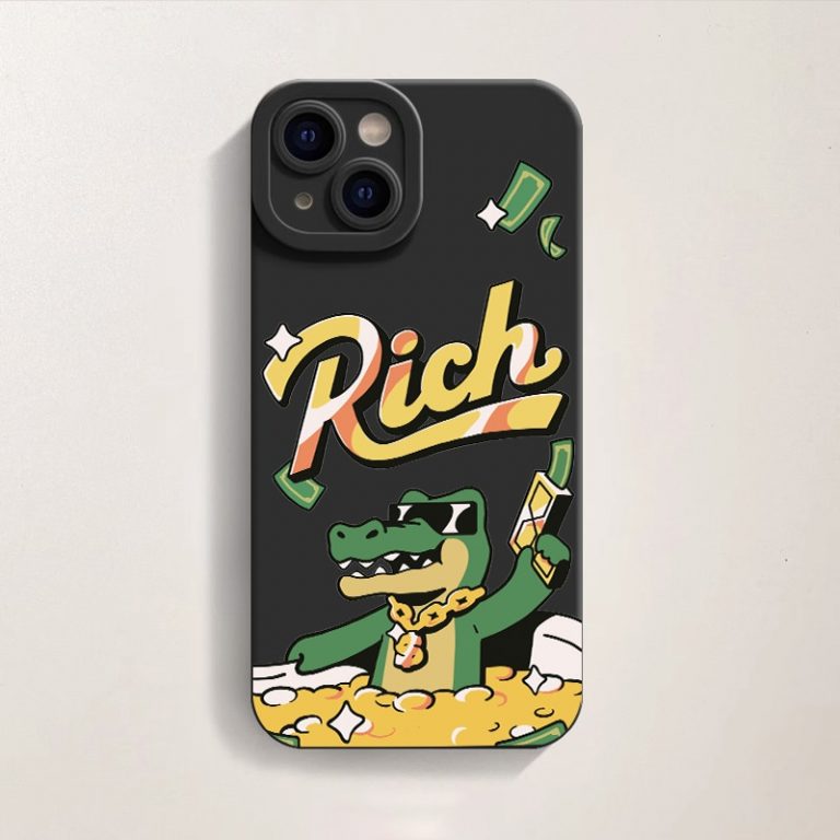 Rich Croco Silicone Case