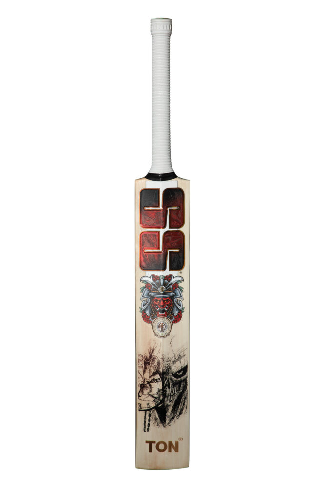 SS Devils bat (Red) English Willow Cricket Bat 