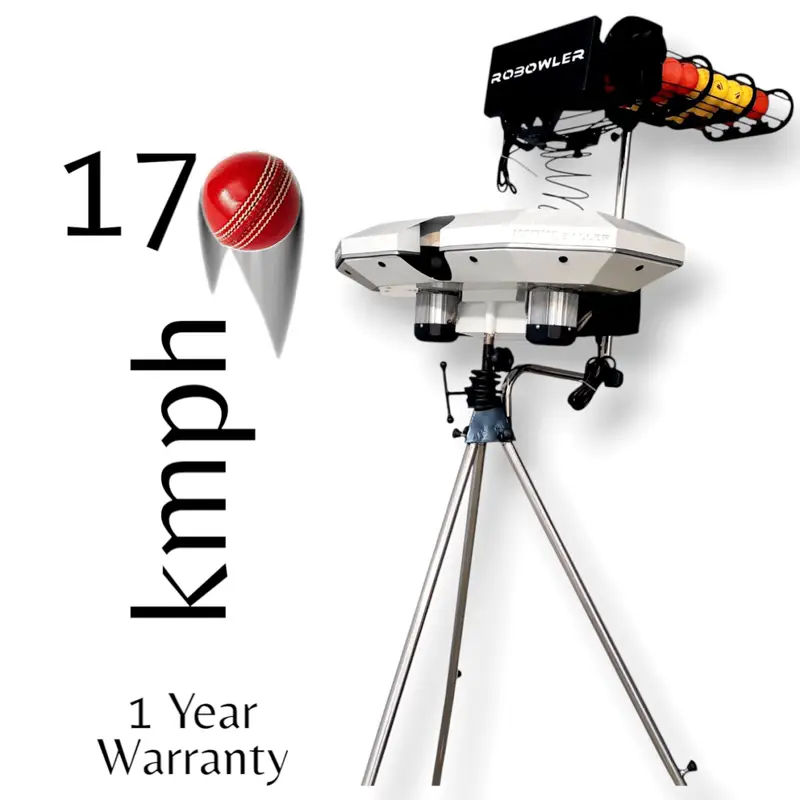 Rowbowler leather ball Cricket Bowling Machine 170kph