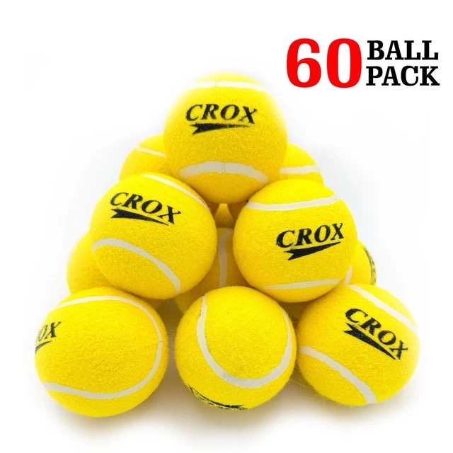 Crox Tennis ball , Pet Balls Outdoor Fun Activity Made From Premium Rubber 