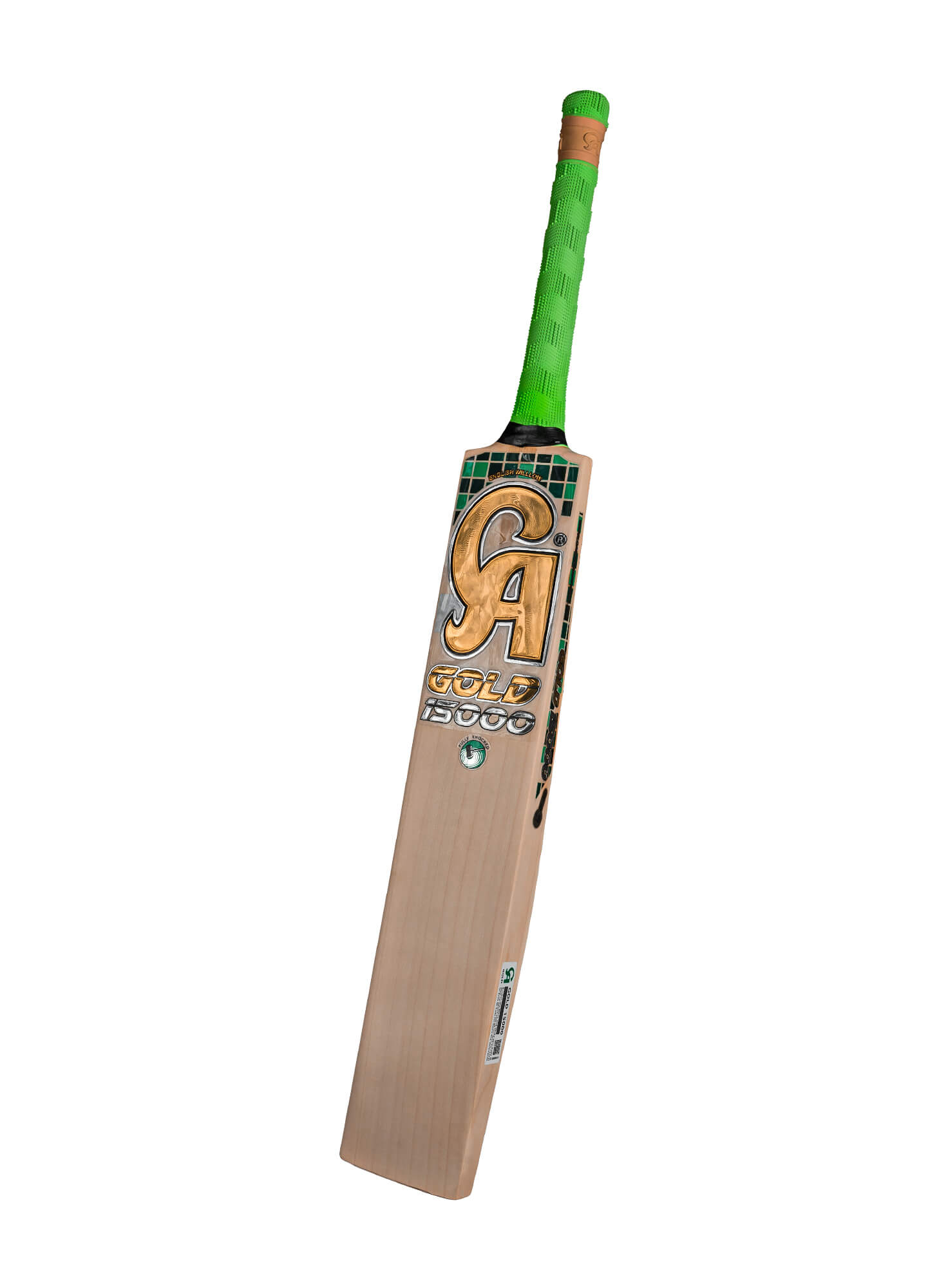 Gold 15000 is 6+ grains English Willow Cricket Bat By CA Sports