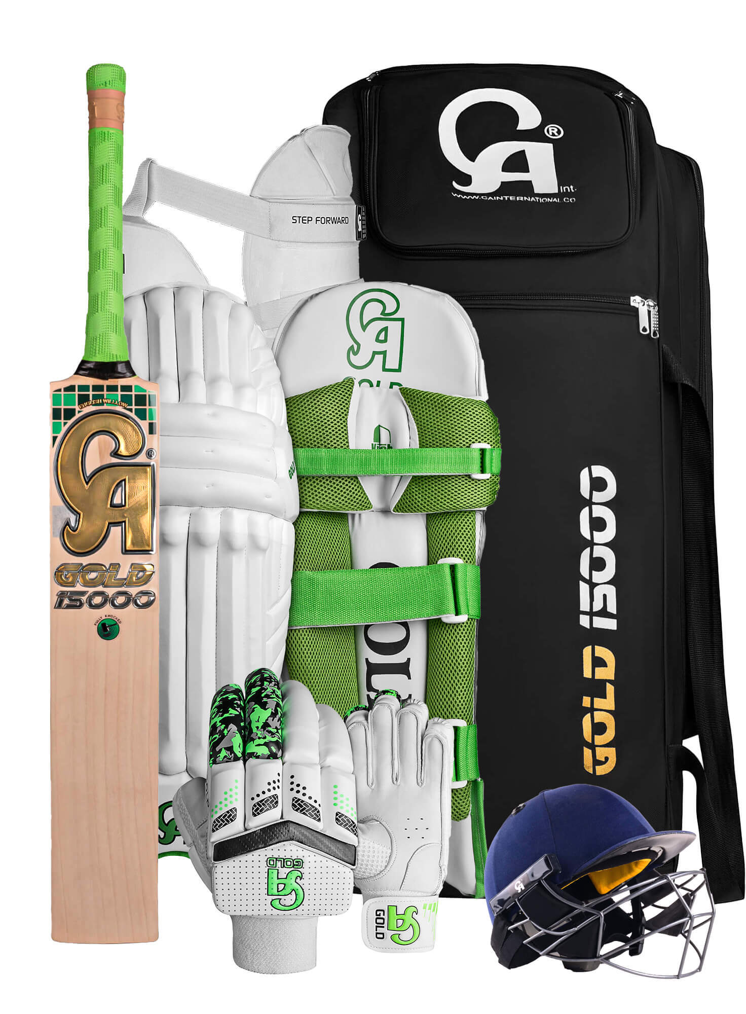 Gold 15000 Complete Cricket Kit by CA Sports