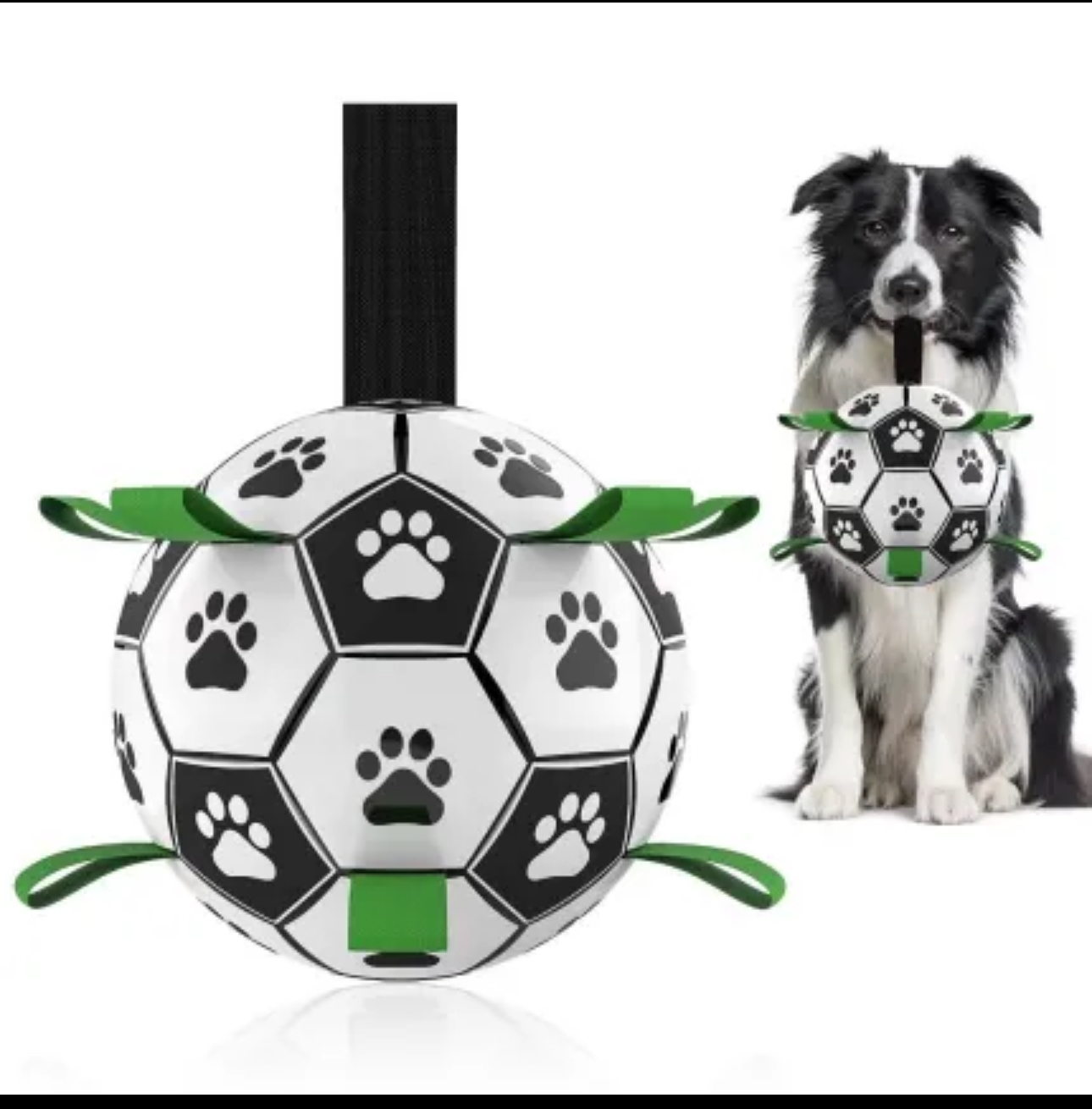 Interactive Dog Football Toy Soccer Ball Inflated Training Toy For Dogs Outdoor Border Collie Balls For Large Dogs Pet Supplies