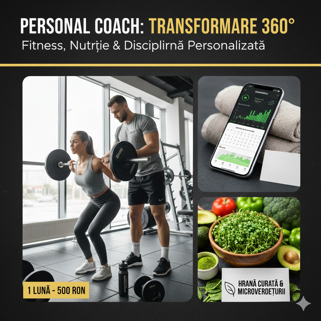🏋️ Personal Coach: Antrenamente Sală