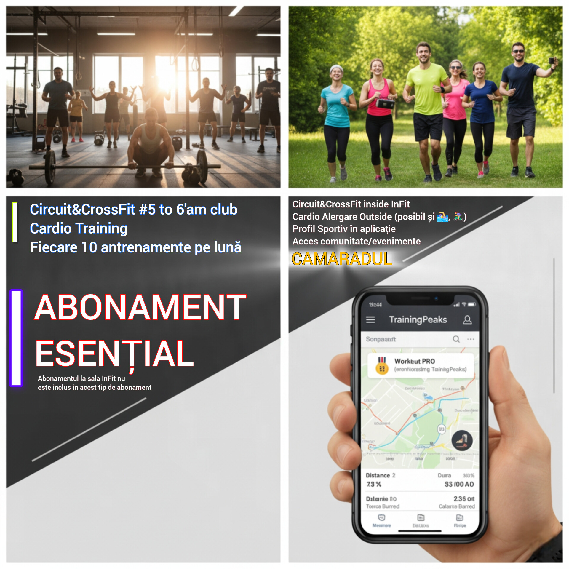 🏋️♀️ Abonament Esențial: Sistemul Camaradul ✨ #5to6AMClub ✨