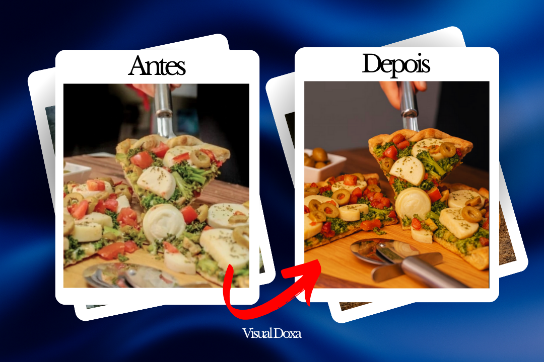 Pack de Melhoria de Imagens Profissionais — Realce Fotos de Cardápio e Produtos com Qualidade Visual Doxa