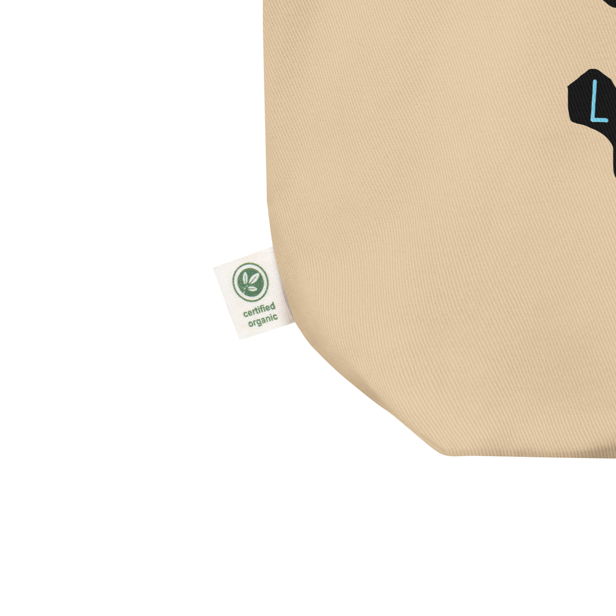 100% Organic Cotton Twill Eco Tote Bag 16"