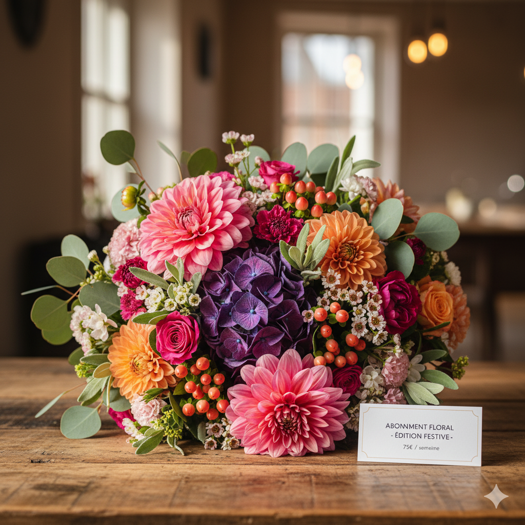Bouquet floral festif