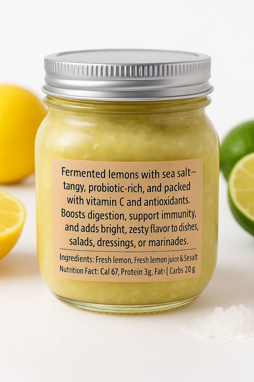 Homemade Lacto-Fermented Lemon