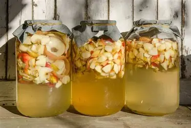 Homemade organic Apple Vinegar -Crafted over 6 months