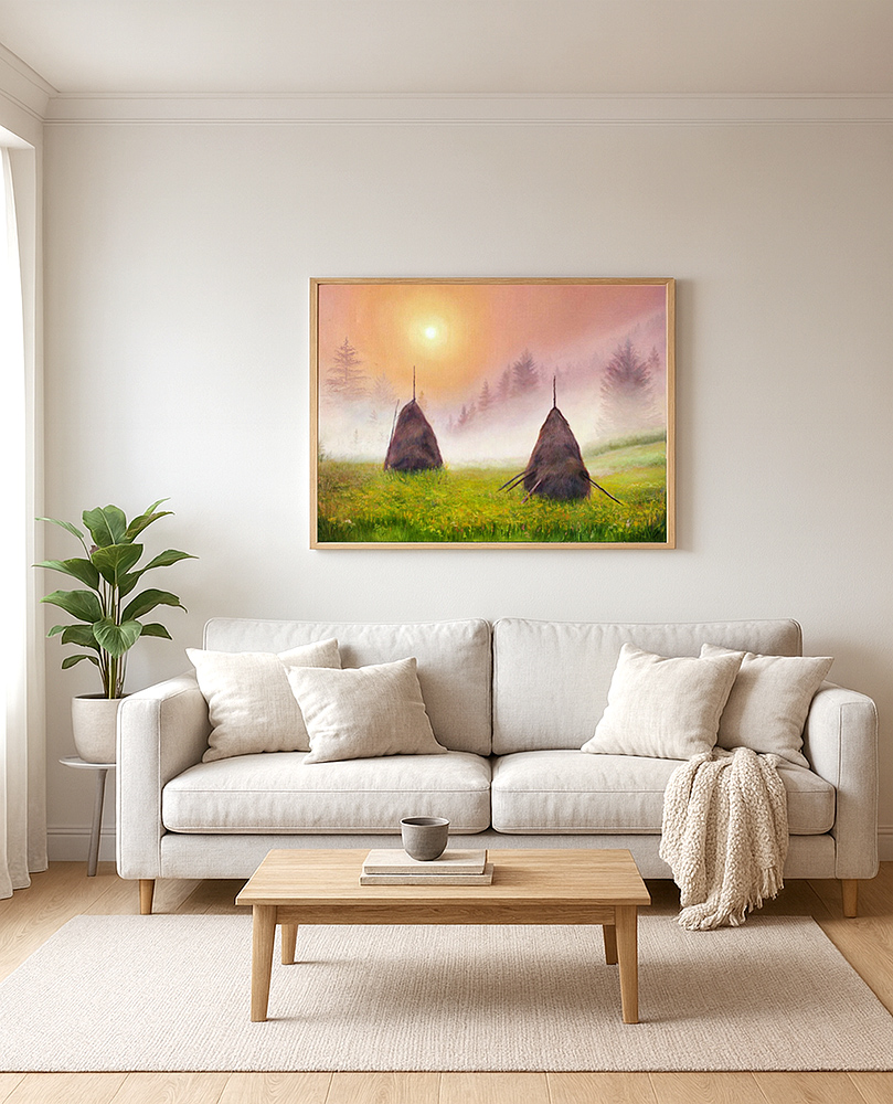 « Копиці сіна на світанку \ Haystacks at dawn » 2025