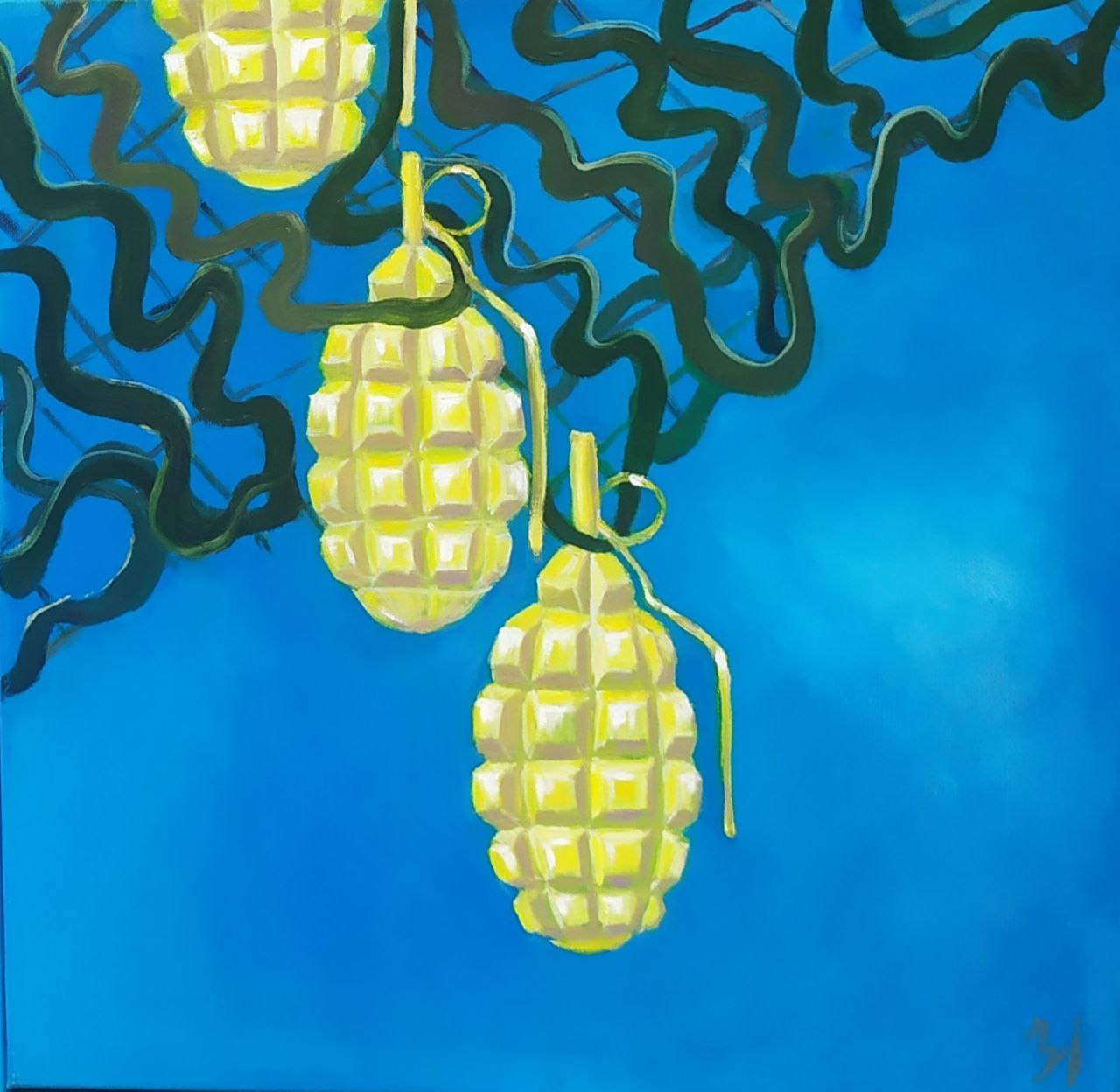 Диптих "Лимонки цивільної людини. Лимонки військового"