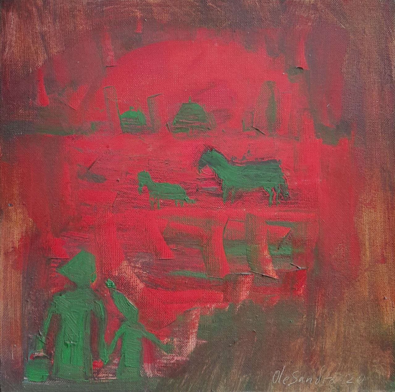 " В контрастi червоного сонця / In the contrast of the red sun ” 2020