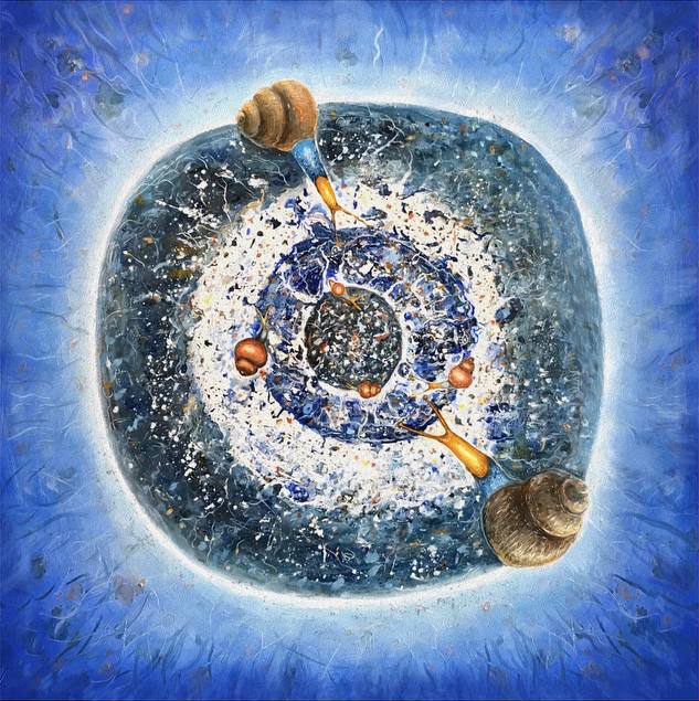 " Равлики дивляться вглиб каменю \ Snails look deep into the stone " 2008