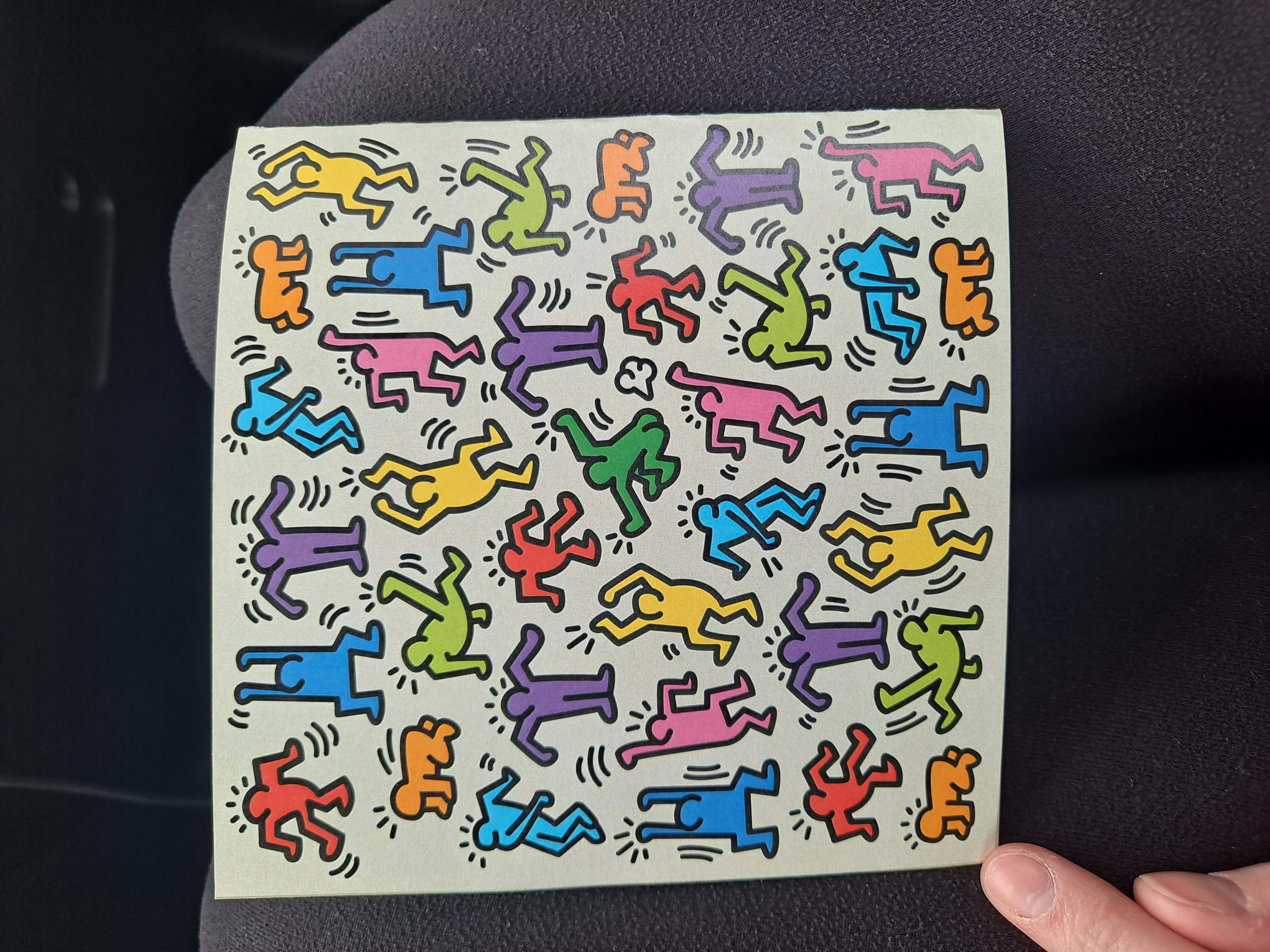 16 - Keith Haring Inspired Birthday Card Printable PDF
