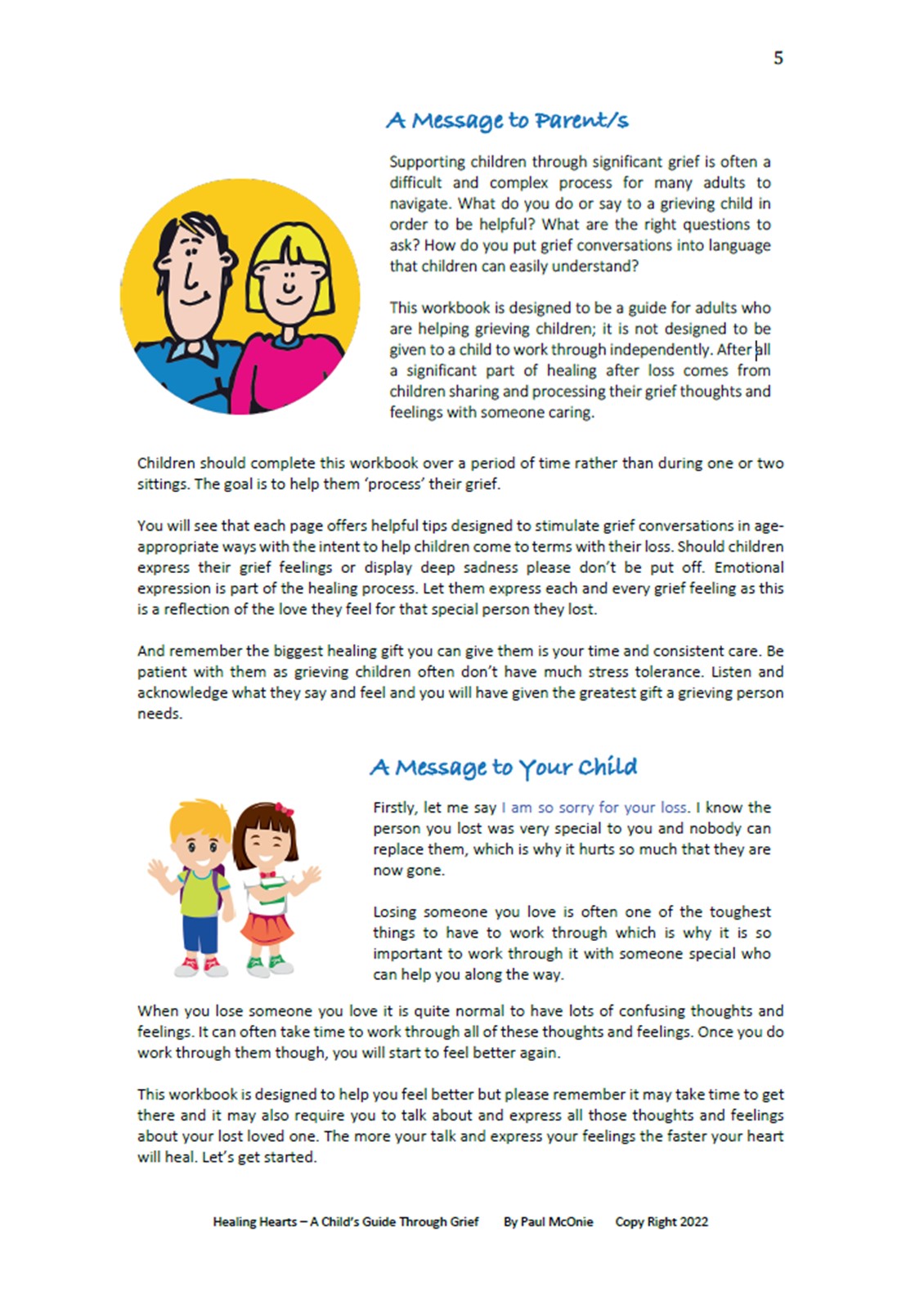 Healing Hearts: A Child’s Guide Through Grief