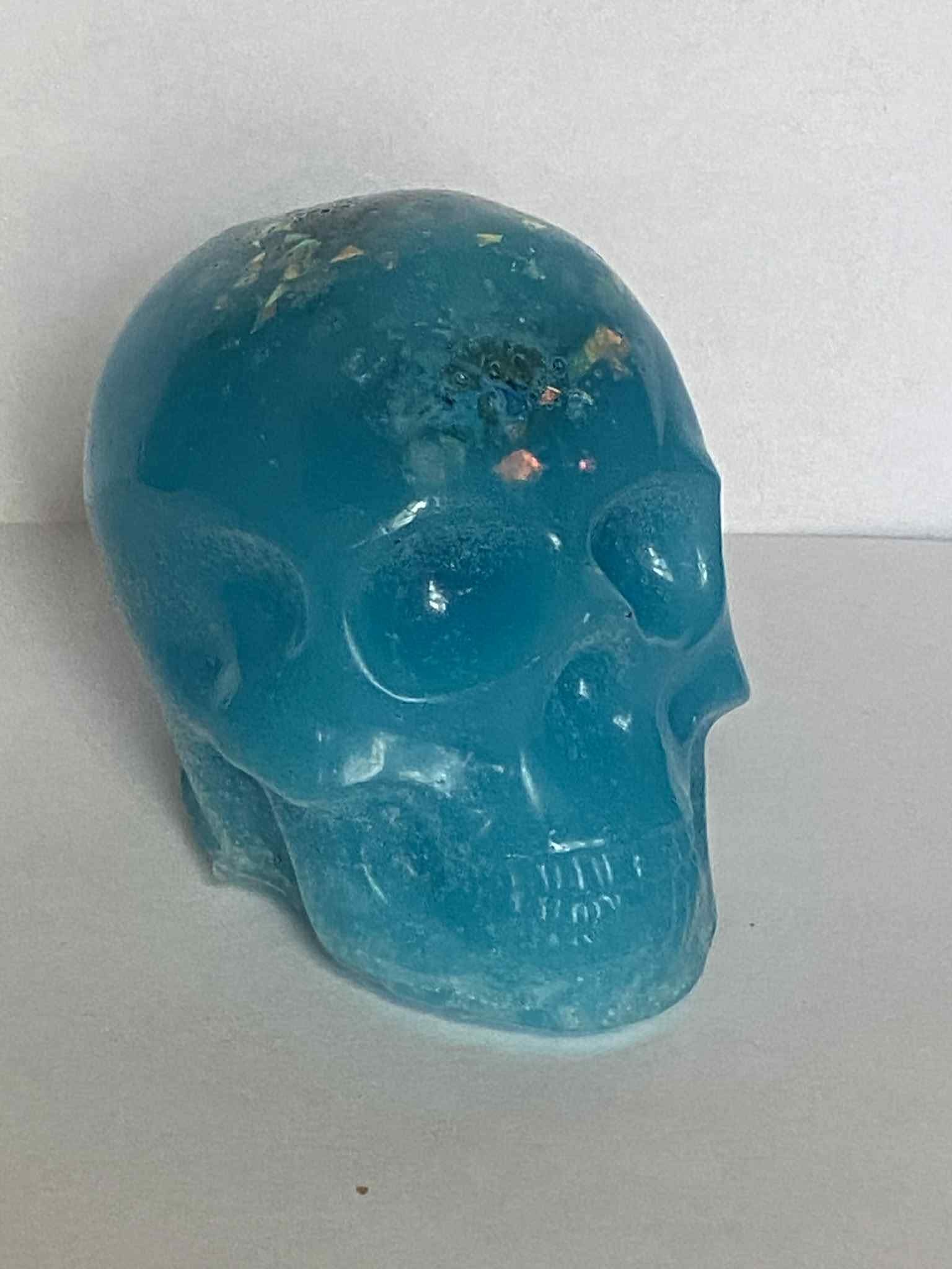 Medium Blue Skull