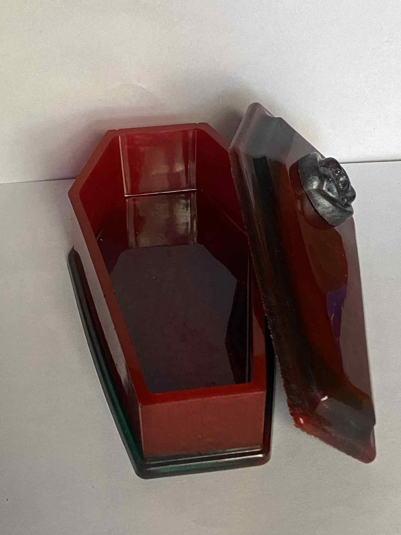 Red and Green Coffin Box