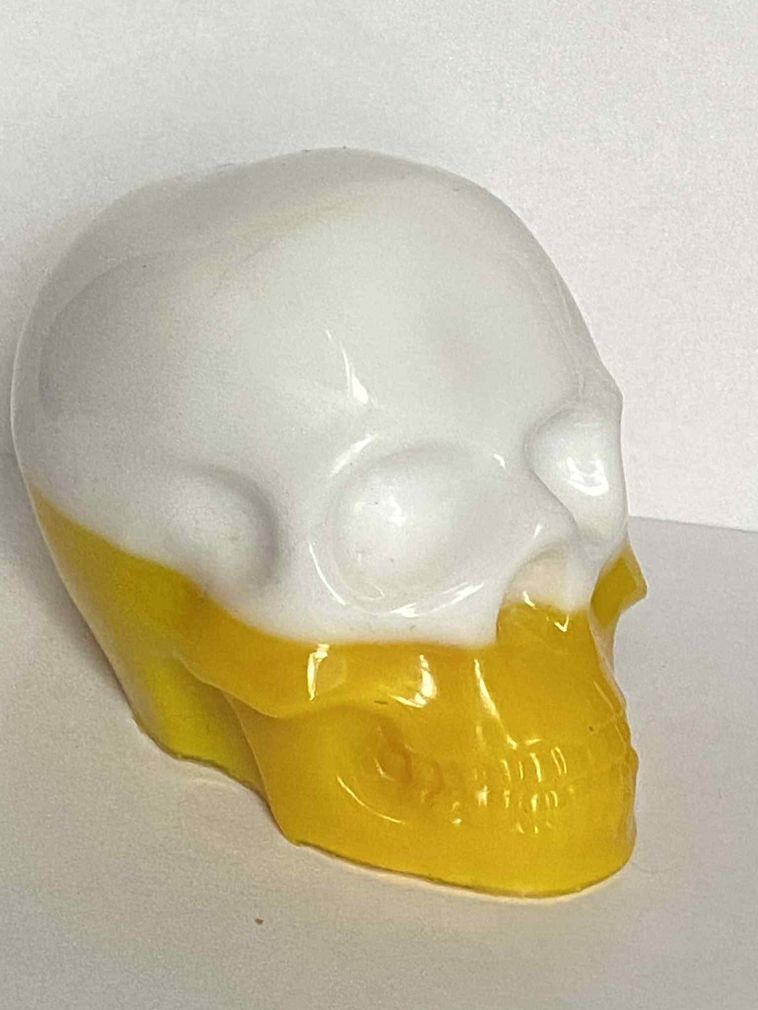 White &amp; Yellow Large Skull