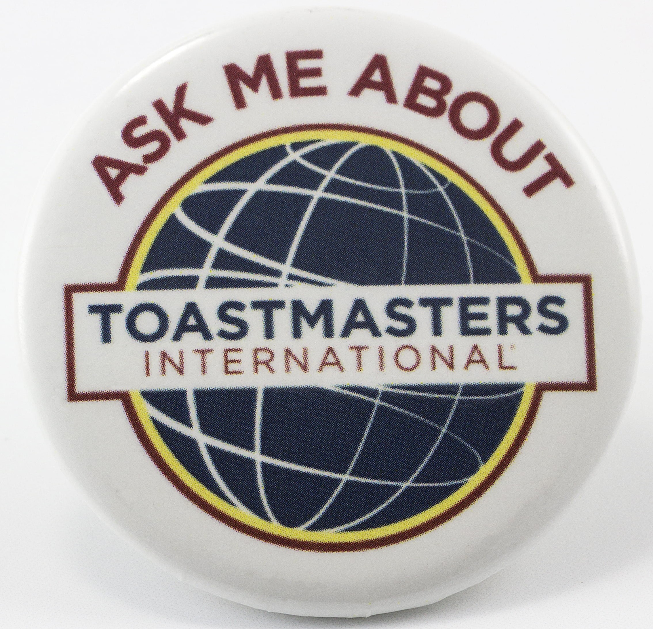 Ask Me About Toastmasters Pin 10pk