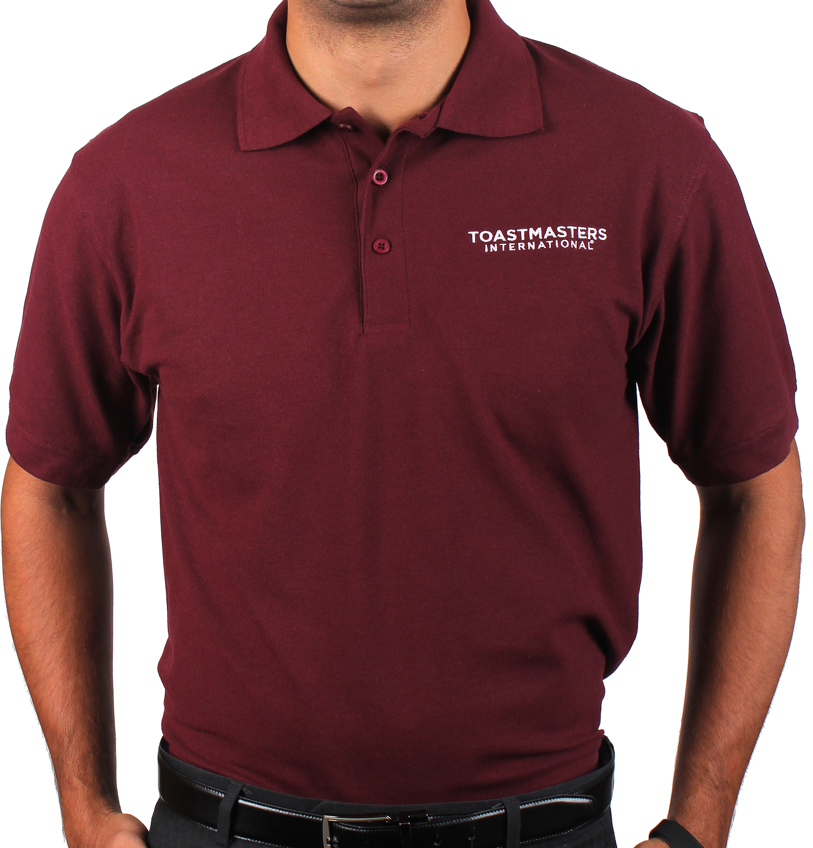 Polo Shirt Classic Burgandy Men
