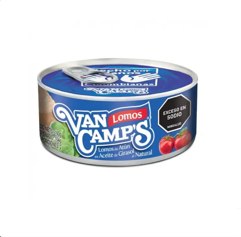 Atun van camps lomos en aceite x 160 grs