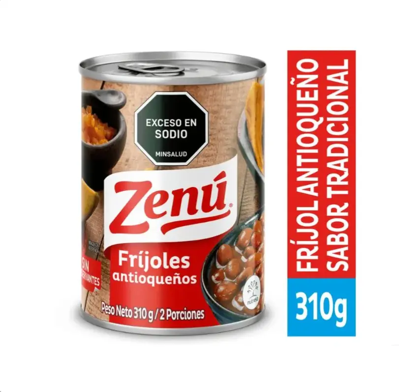  Frijoles zenu antioqueños x 310 grs