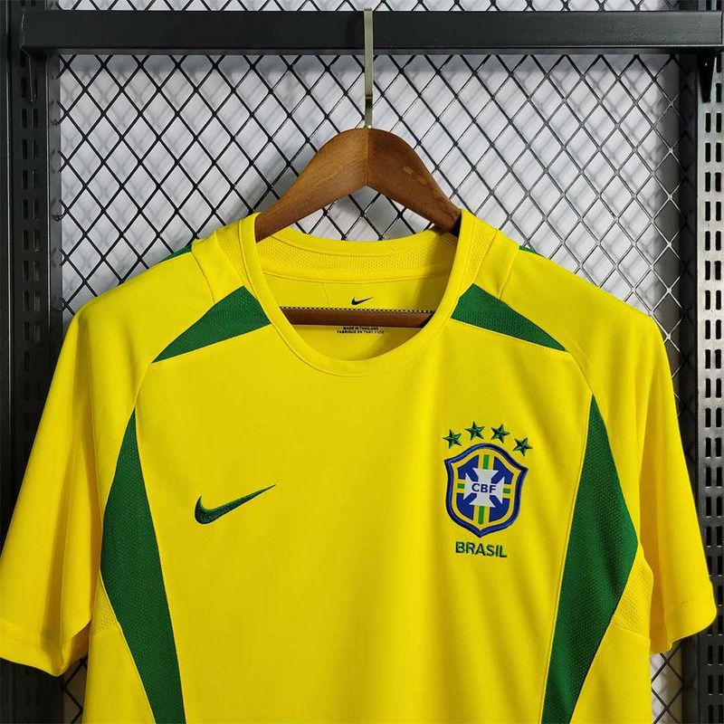 2002 World Cup BRAZIL Home High Quality jersey 