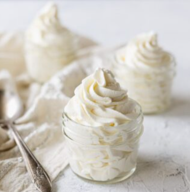 Fresh whipped cream