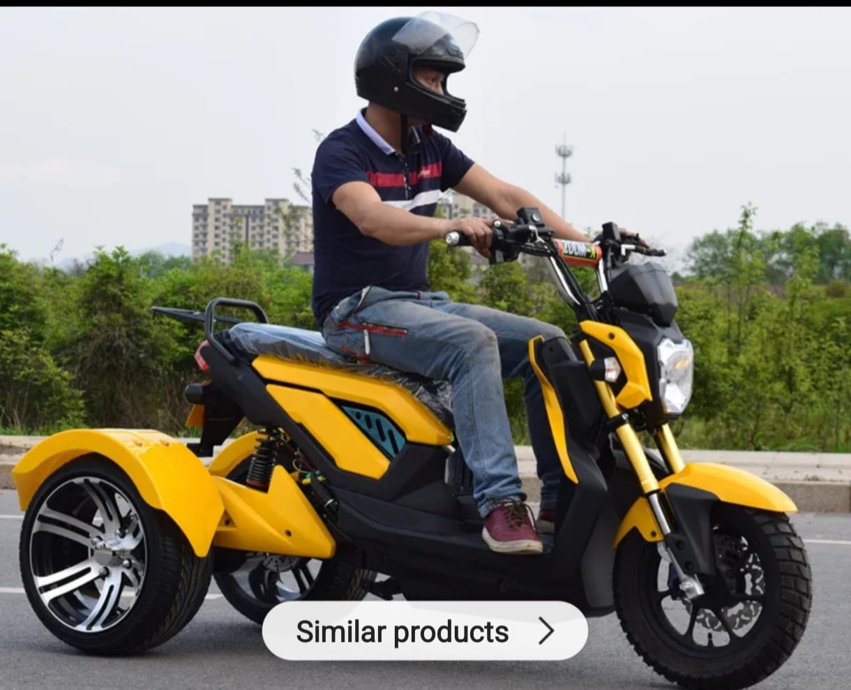 Electric Three-Wheeler Motorcycle