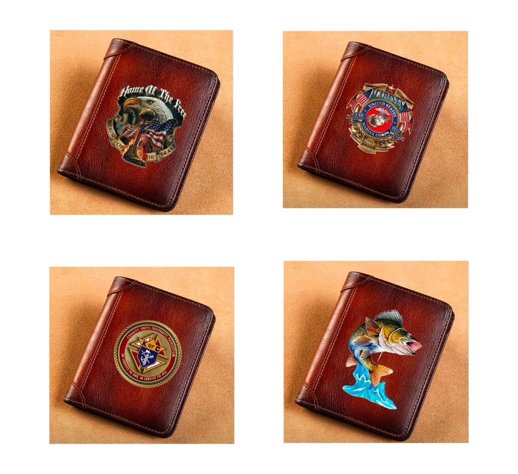 Personalized Leather Wallet
