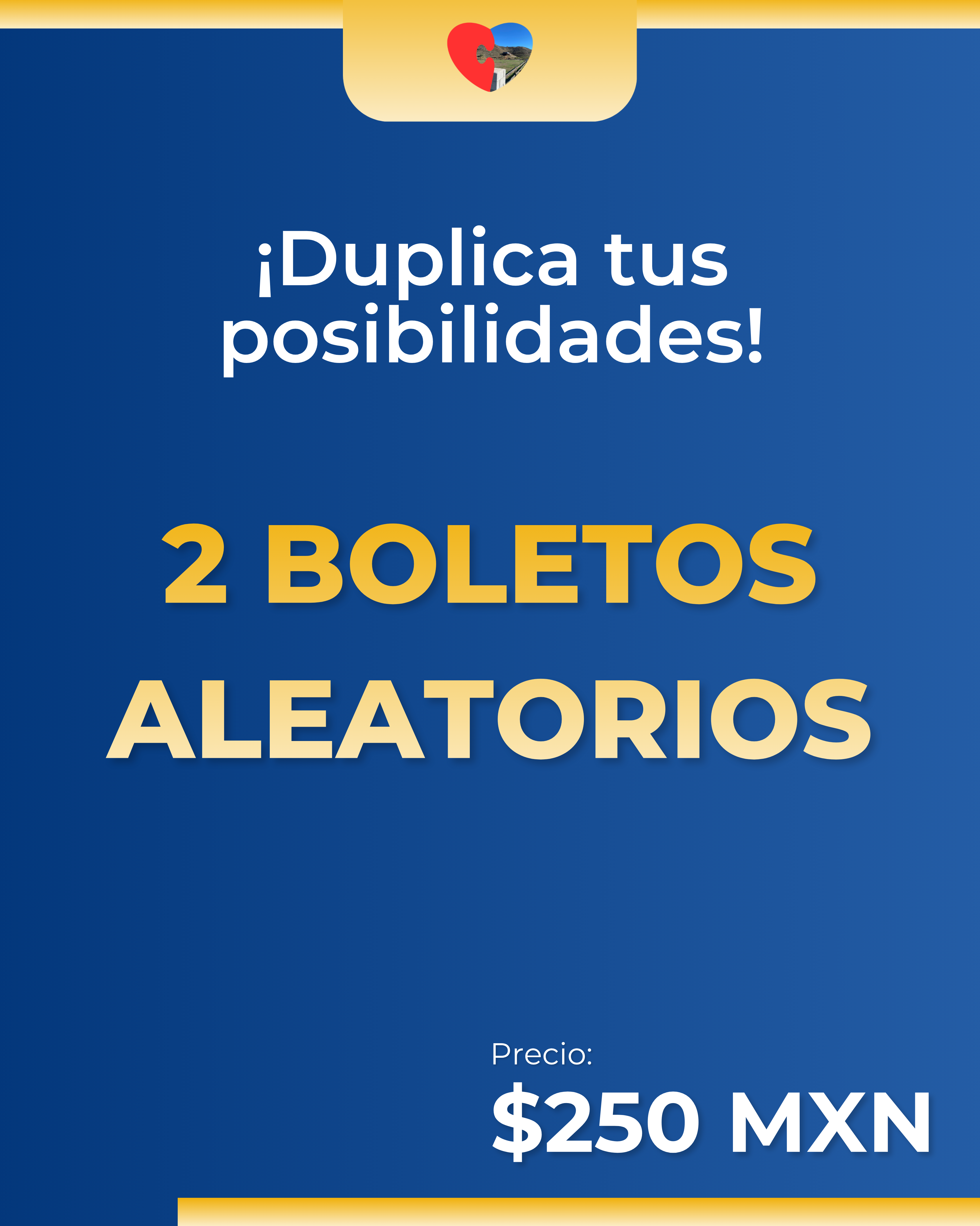 2 Boletos Aleatorios