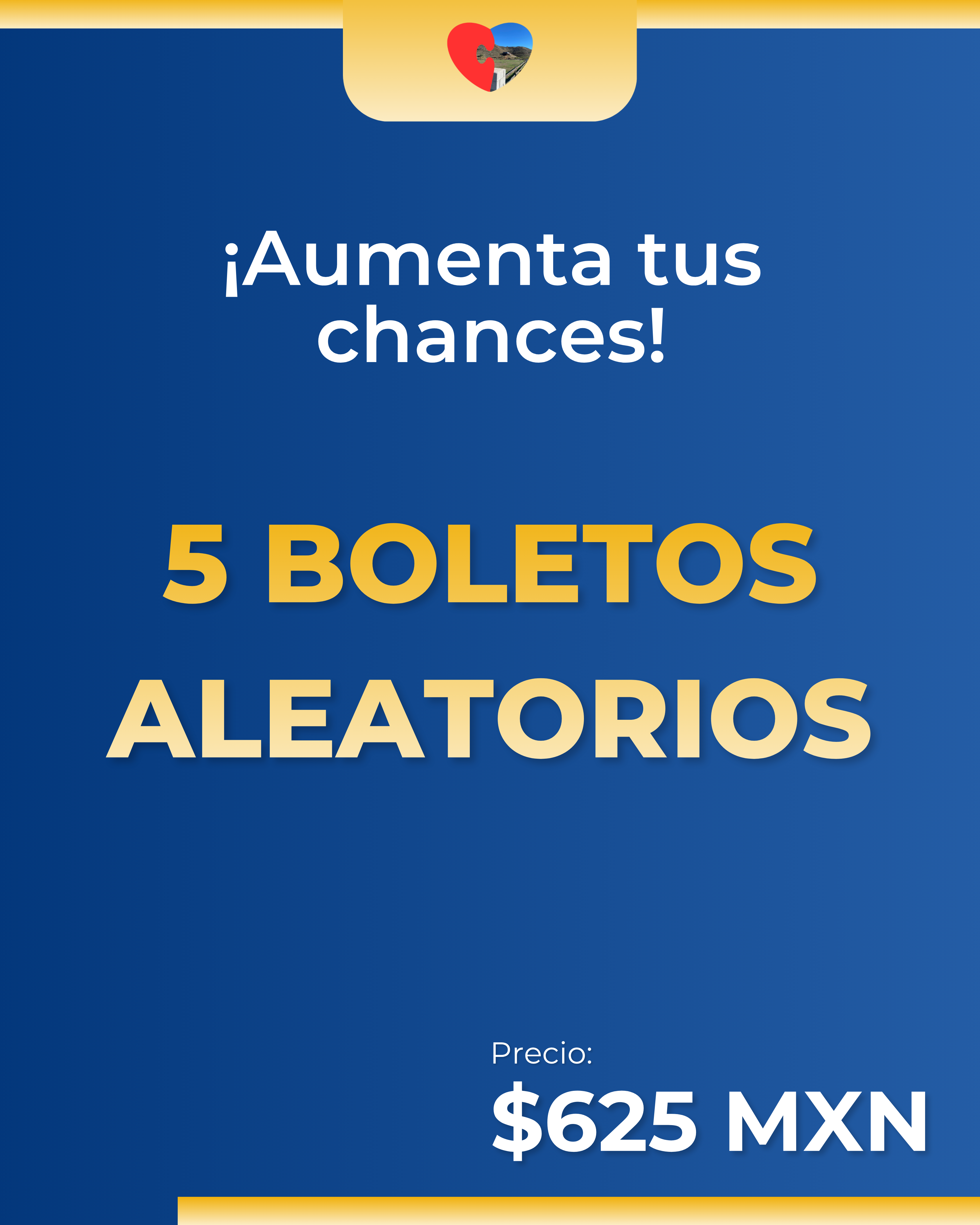 5 Boletos Aleatorios