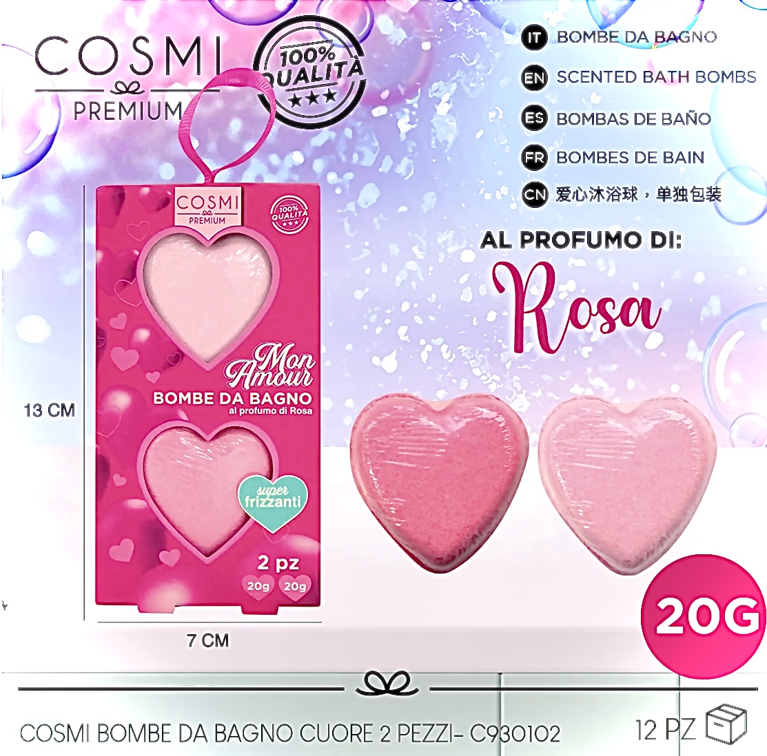 Bombe de bain Mon amour