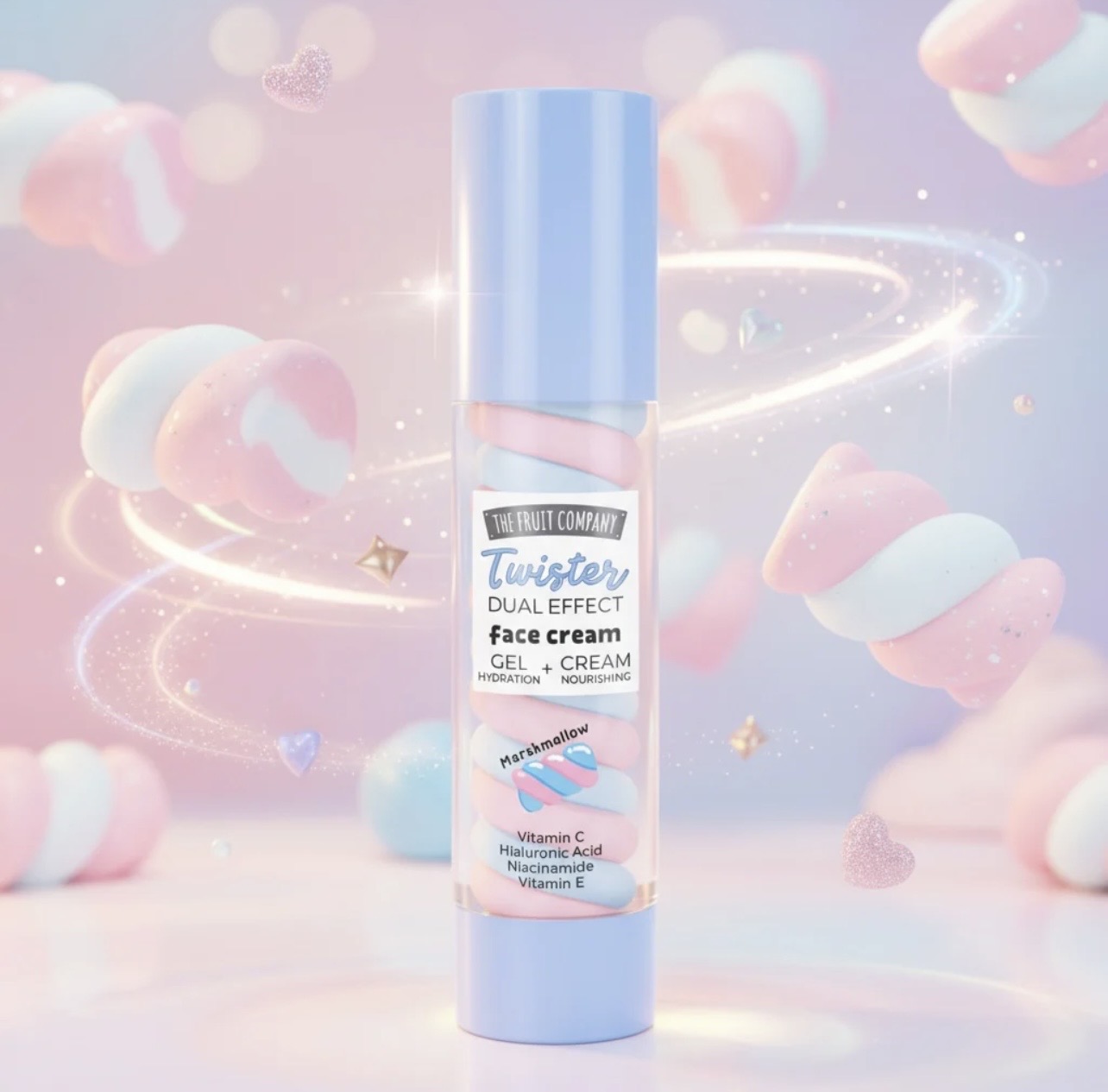 Crème Visage Twister au marshmallow 