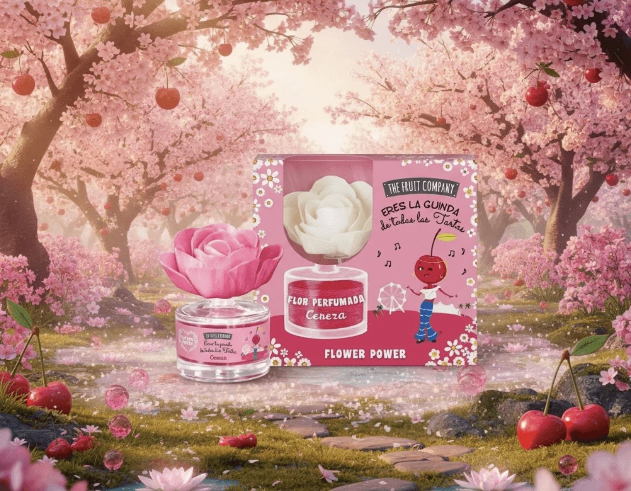 Fleur d’ambiance à la cerise 