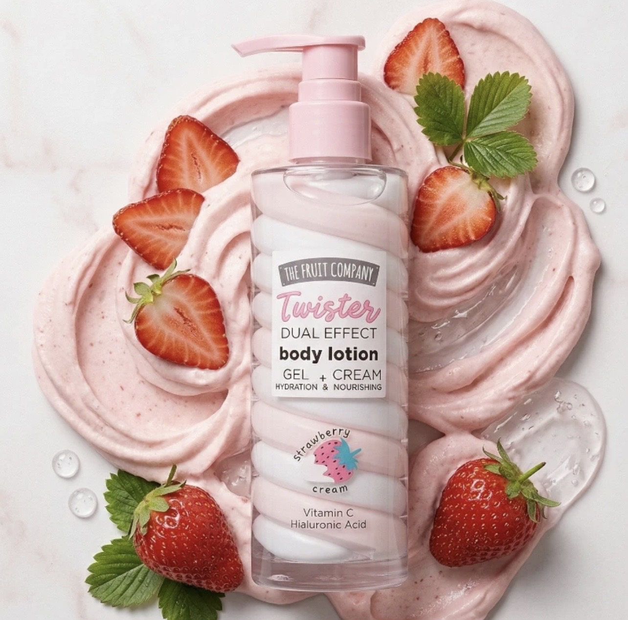 Crème corps Twister « Fraise Chantilly »