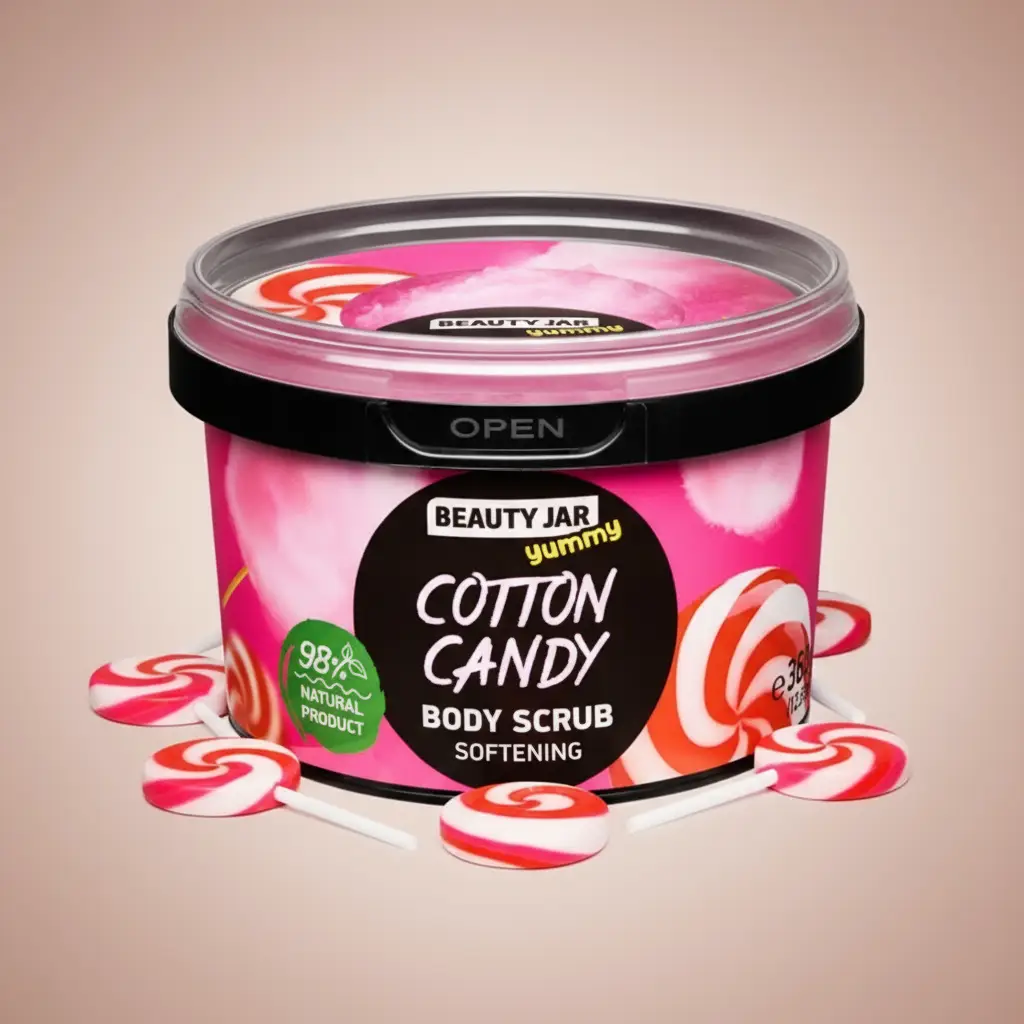 Gommage corporel Cotton Candy Beauty Jar