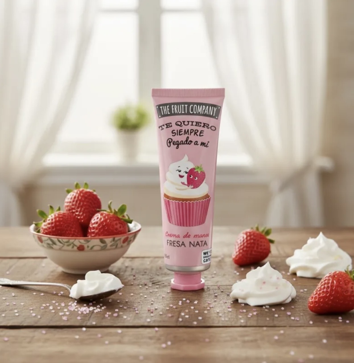 Crème pour les mains Fraise & Chantilly