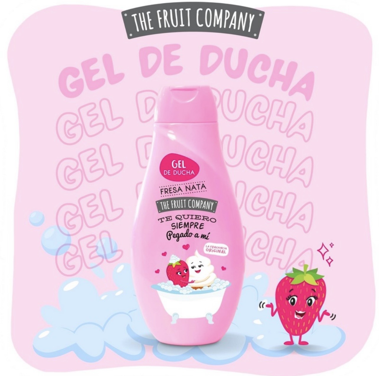 Gel douche Fraise Chantilly 600ml