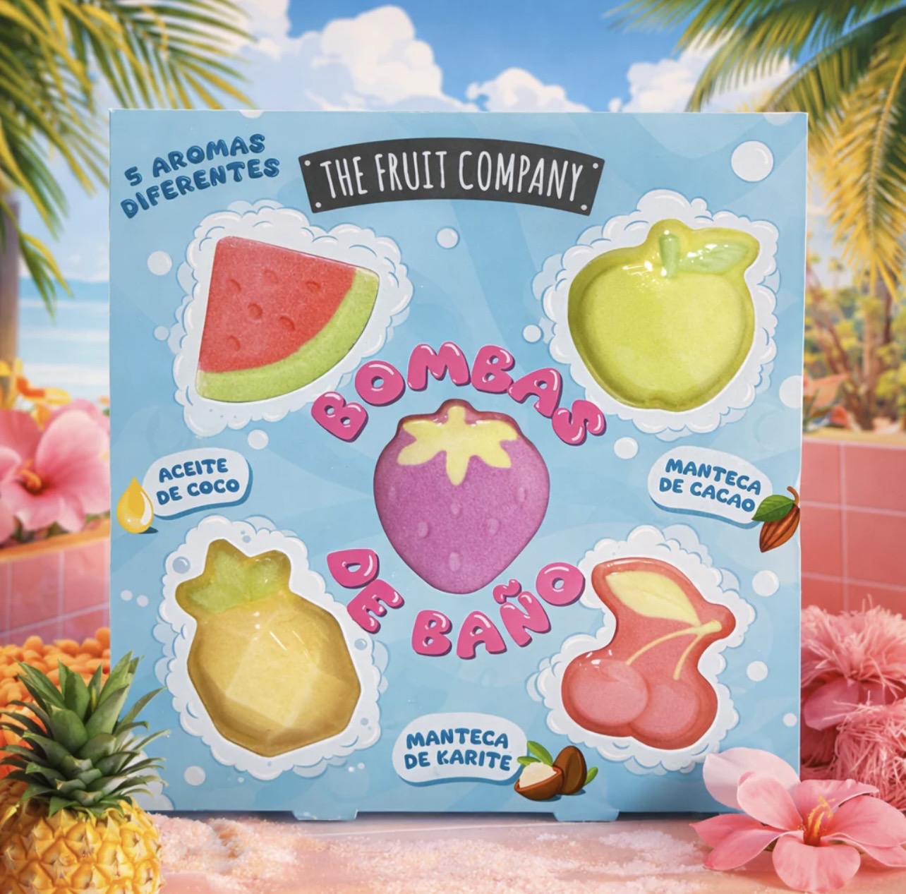 Coffret Bombes de Bain Fruitées
