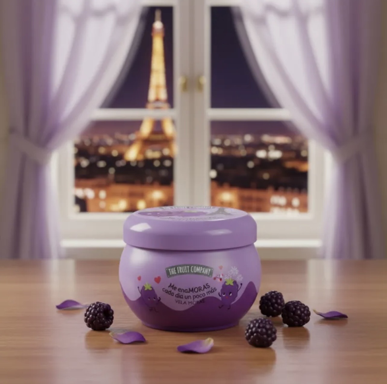 Bougie parfumée à la mûre