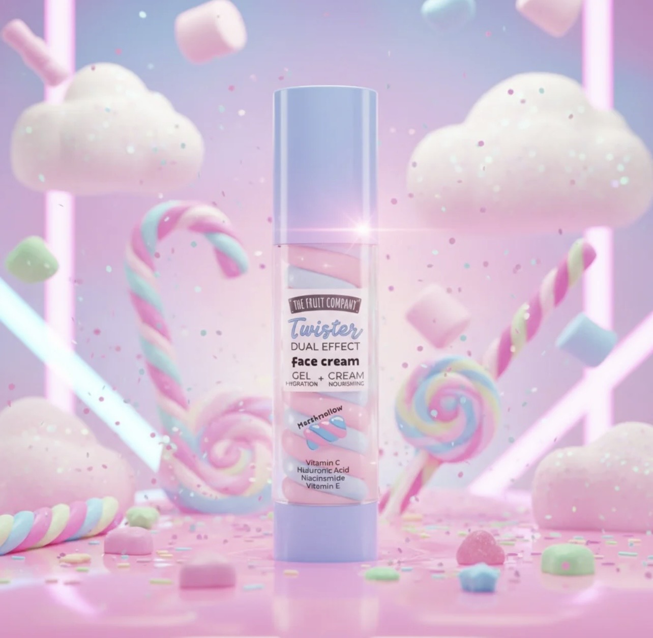 Crème Visage Twister au marshmallow 