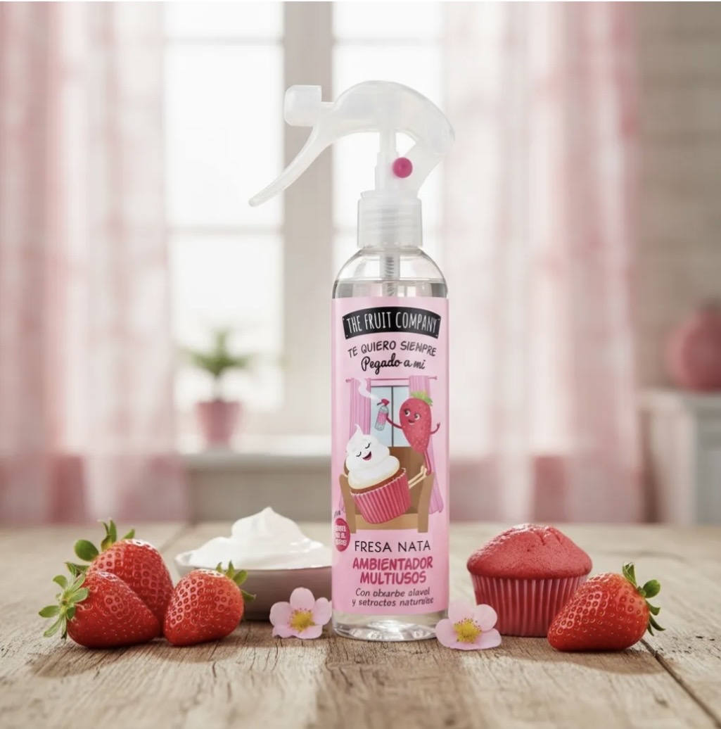 Spray d’ambiance à la fraise & chantilly